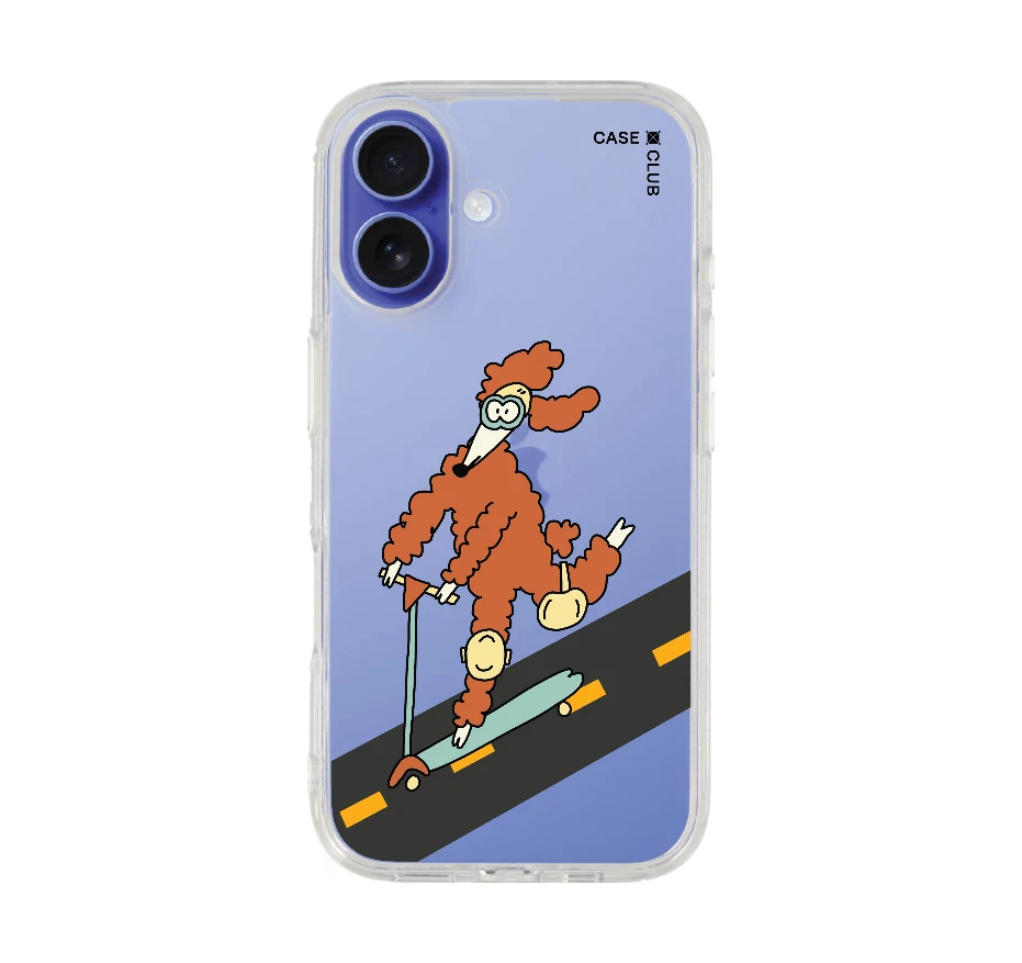 หมาพุดเดิ้ลสกู๊ตเตอร์สายซิ่ง