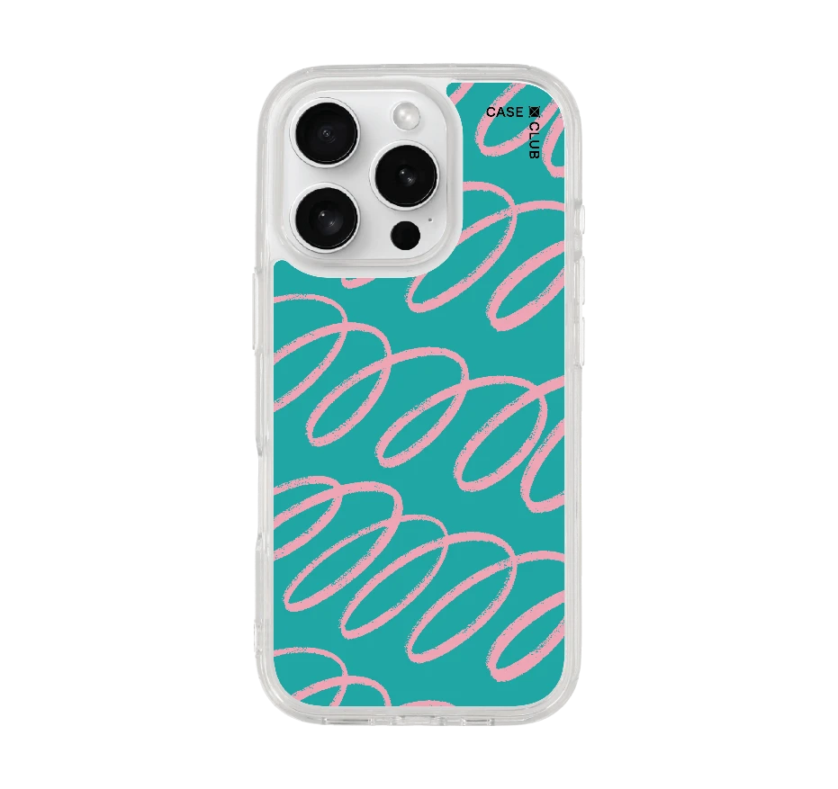 เส้นโค้งสีชมพูฟ้า