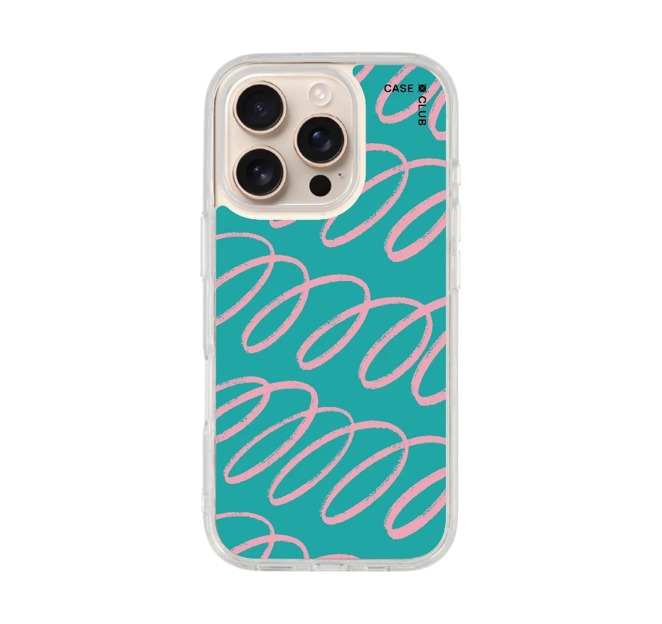 เส้นโค้งสีชมพูฟ้า