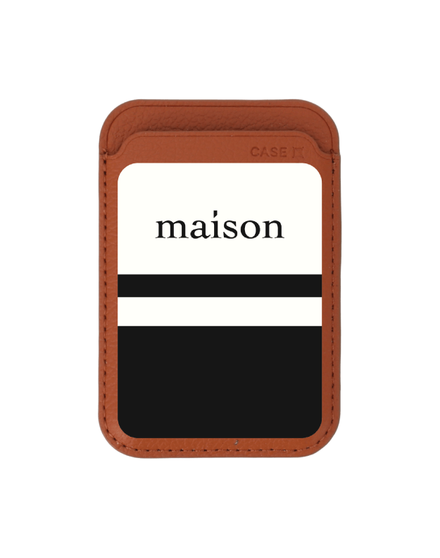 Brown Wallet MagSafe maison KEEPS The Pacific