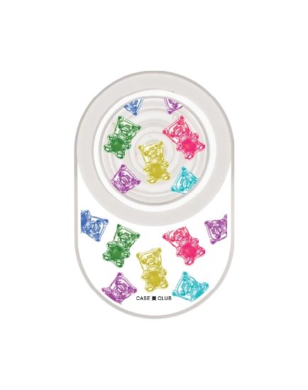 ป๊อปกริป ใส เยลลีหมีหลากสีเมทัลลิก