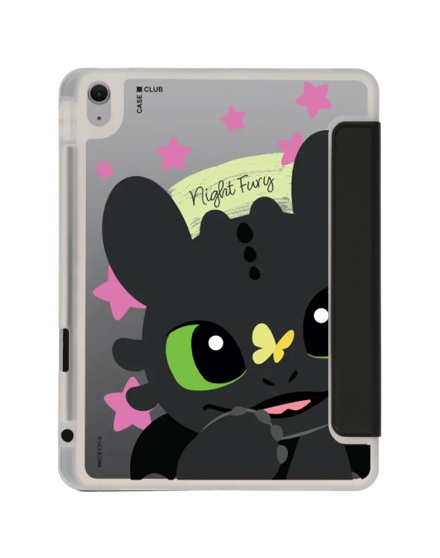 เคสใส ipad air4/5/6/7 11" 2025 (m2/m3) สีดำ httyd เบบี้เขี้ยวกุด