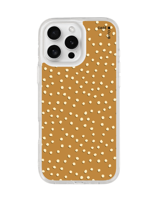 เคสใส iPhone 16 Pro Max ลายจุดสีขาว