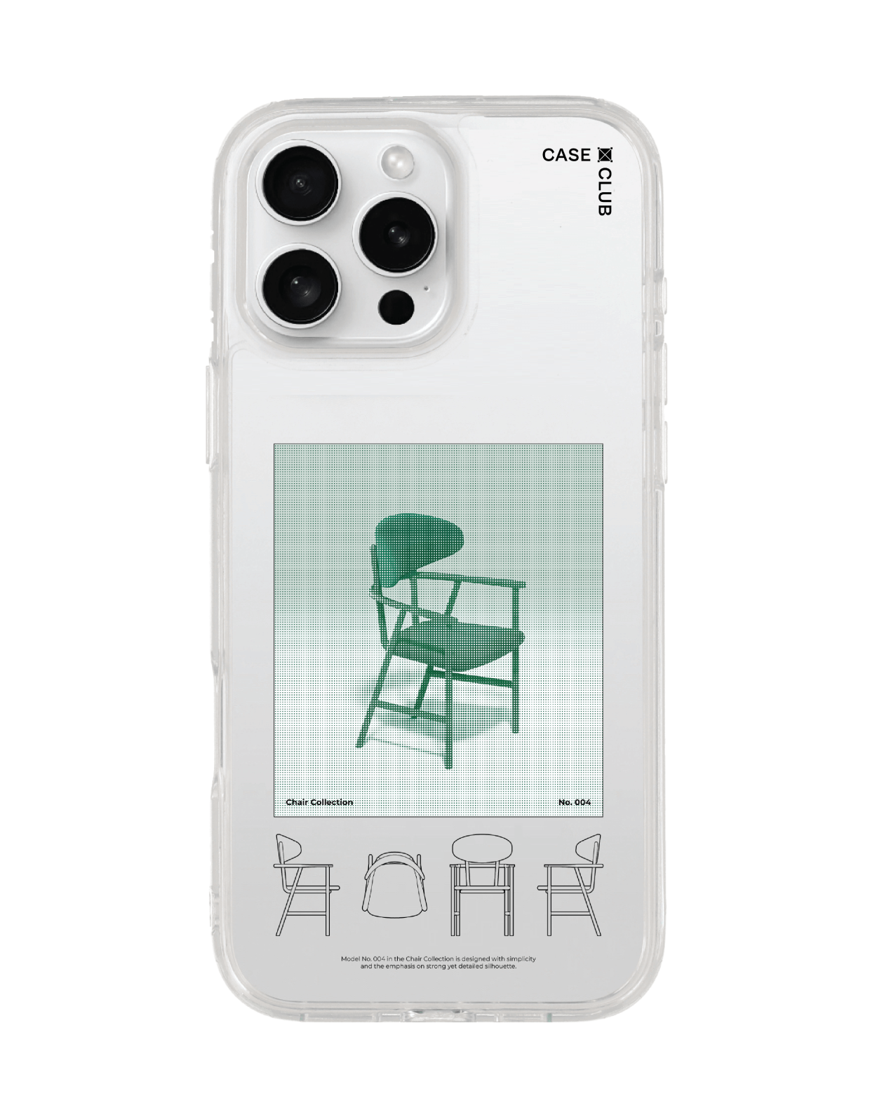 เคสใส iPhone 16 Pro Max เก้าอี้เดี่ยว