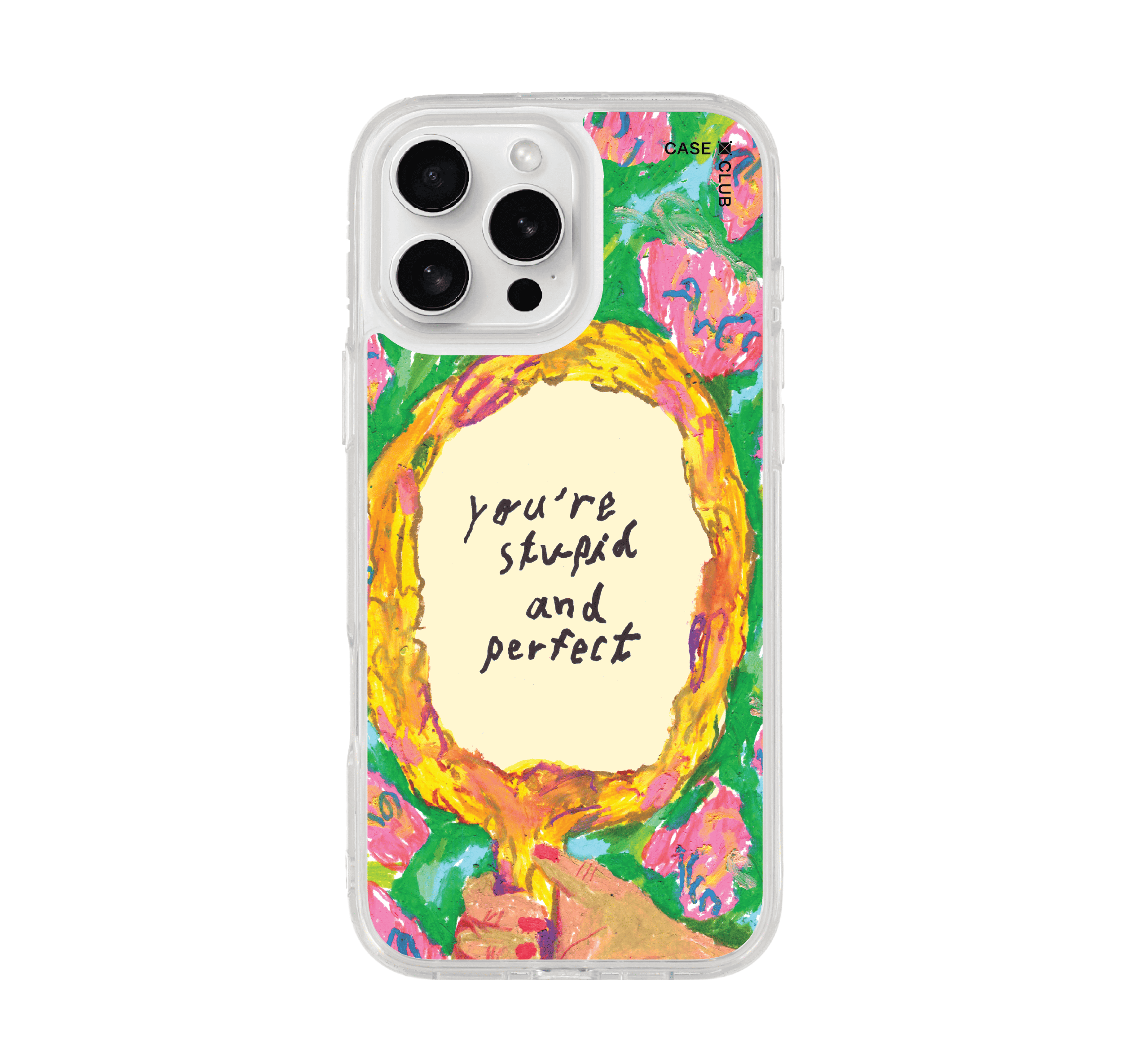 เคสใส iPhone 16 Pro Max Juli Baker คำคมกระจก