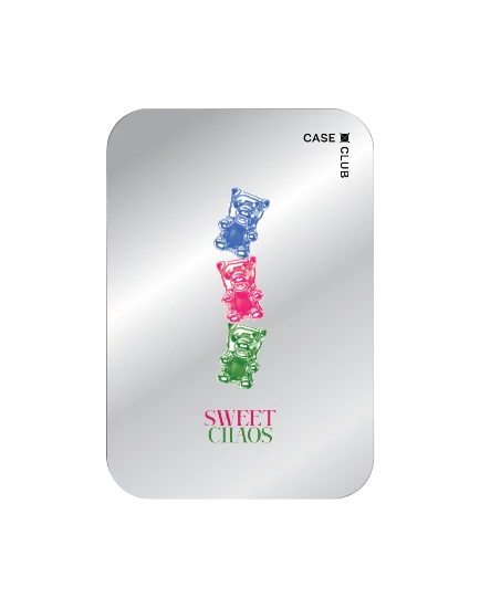 ที่เก็บบัตร magsafe กระจกมีขาตั้งในตัว เยลลี่หมีตัวป่วน