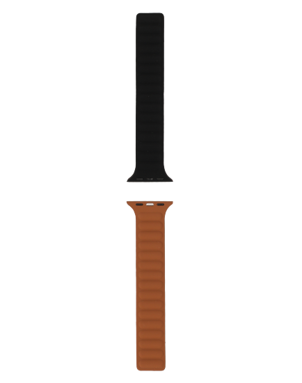 สายนาฬิกา apple watch leather link black 44/45/49 มม.