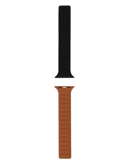 สายนาฬิกา apple watch leather link black 44/45/49 มม.