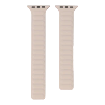 apple watch strap leather link cream 40/41 mm