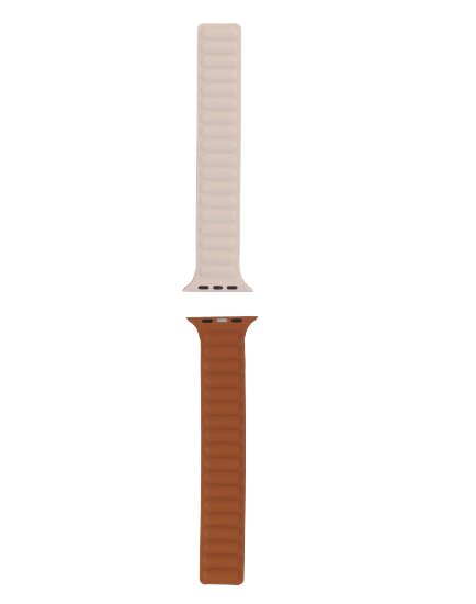 สายนาฬิกาapple watch leather link cream 40/41 มม.