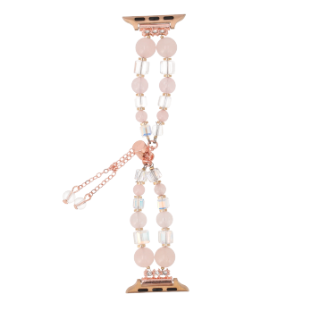 apple watch strap pink gold charms strap 40/41 mm