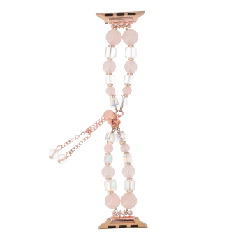 apple watch strap pink gold charms strap 40/41 mm