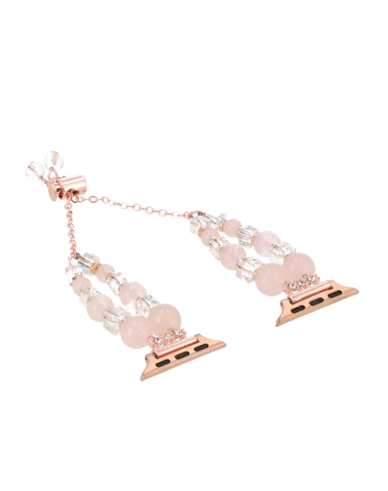 สายนาฬิกาapple watch pink gold charms strap 44/45/49 mm