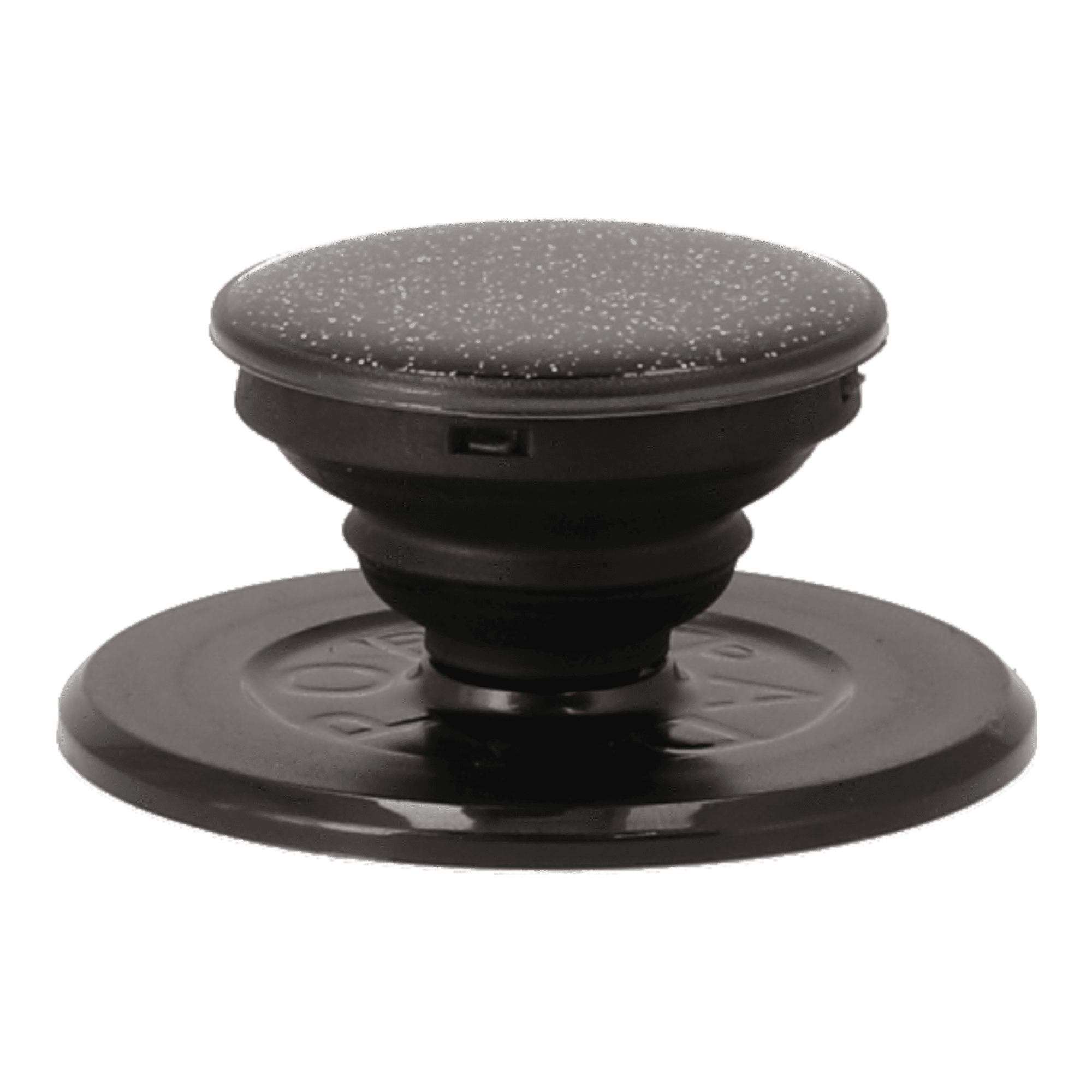 black crystal glitter popgrip