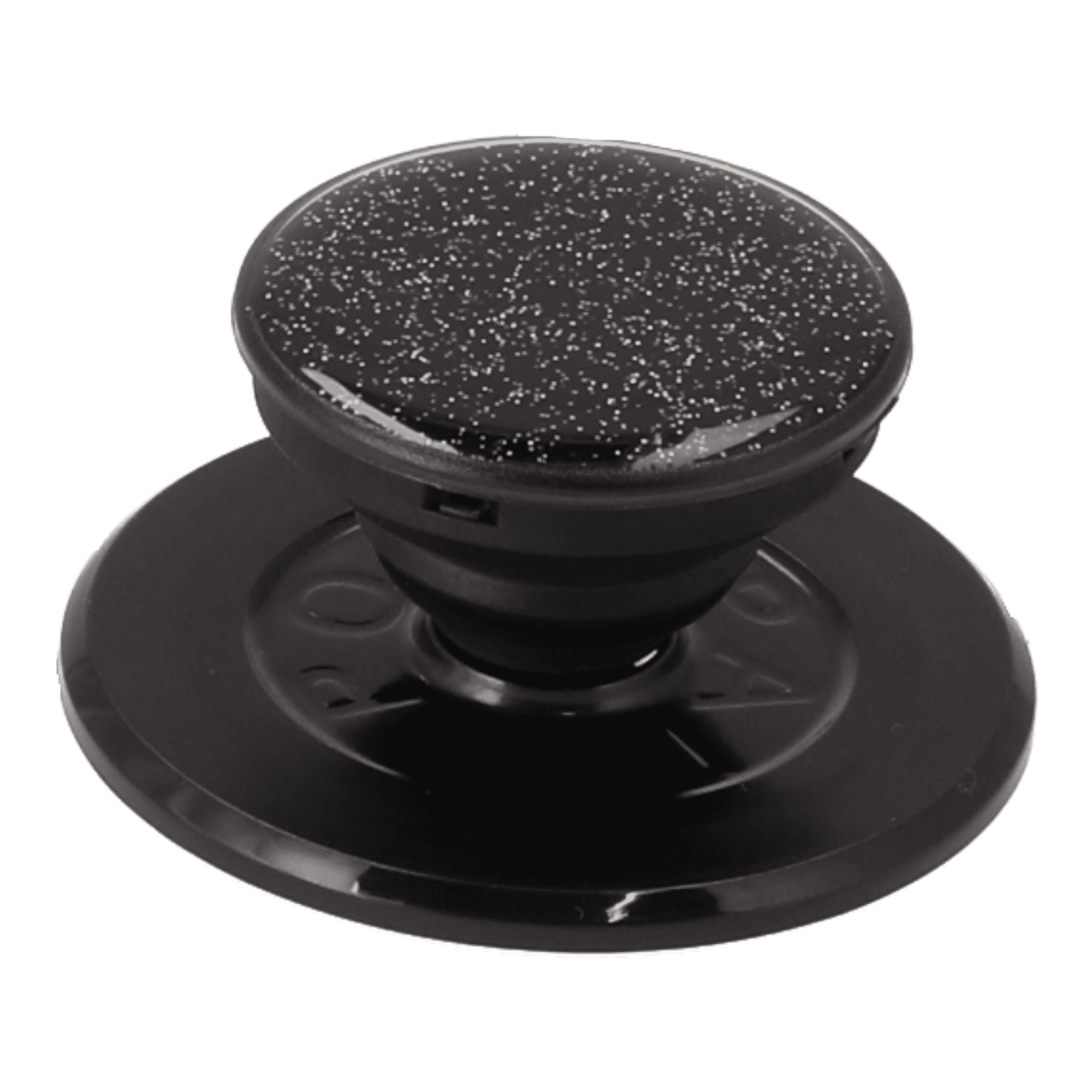 black crystal glitter popgrip