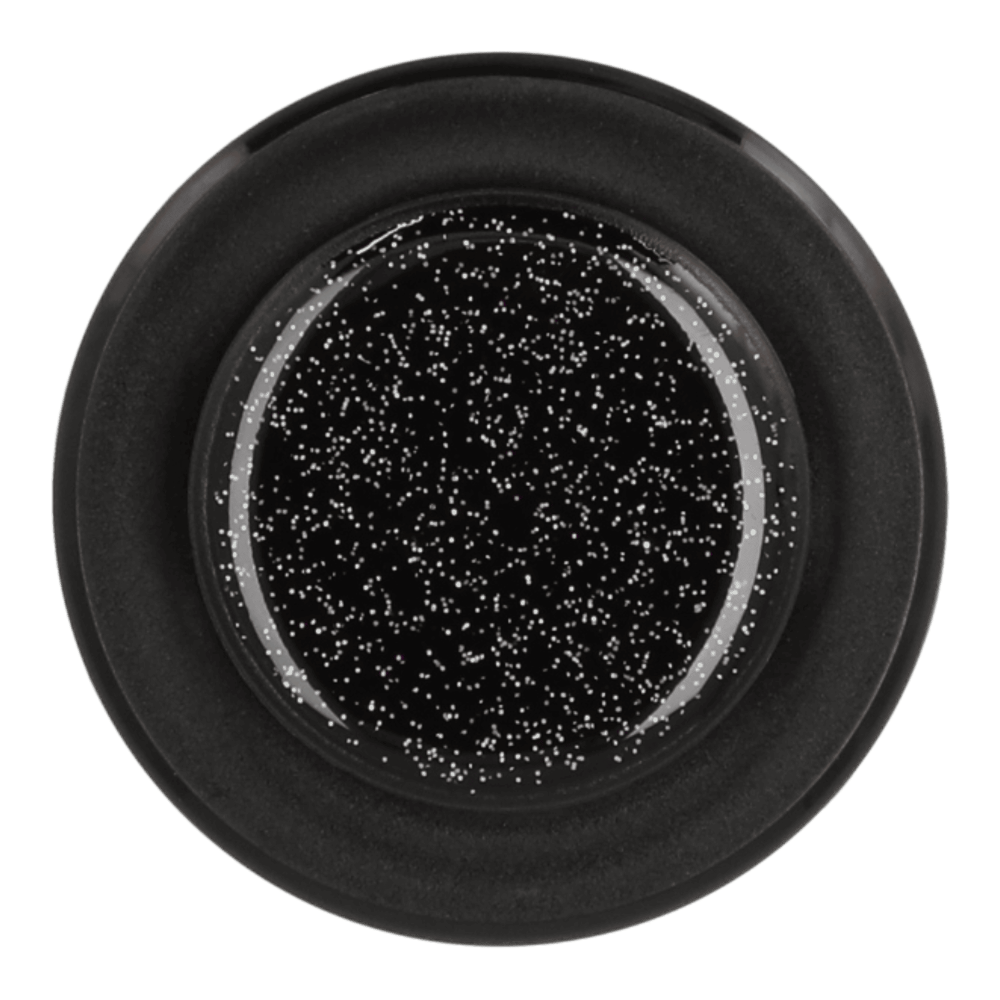 black crystal glitter popgrip