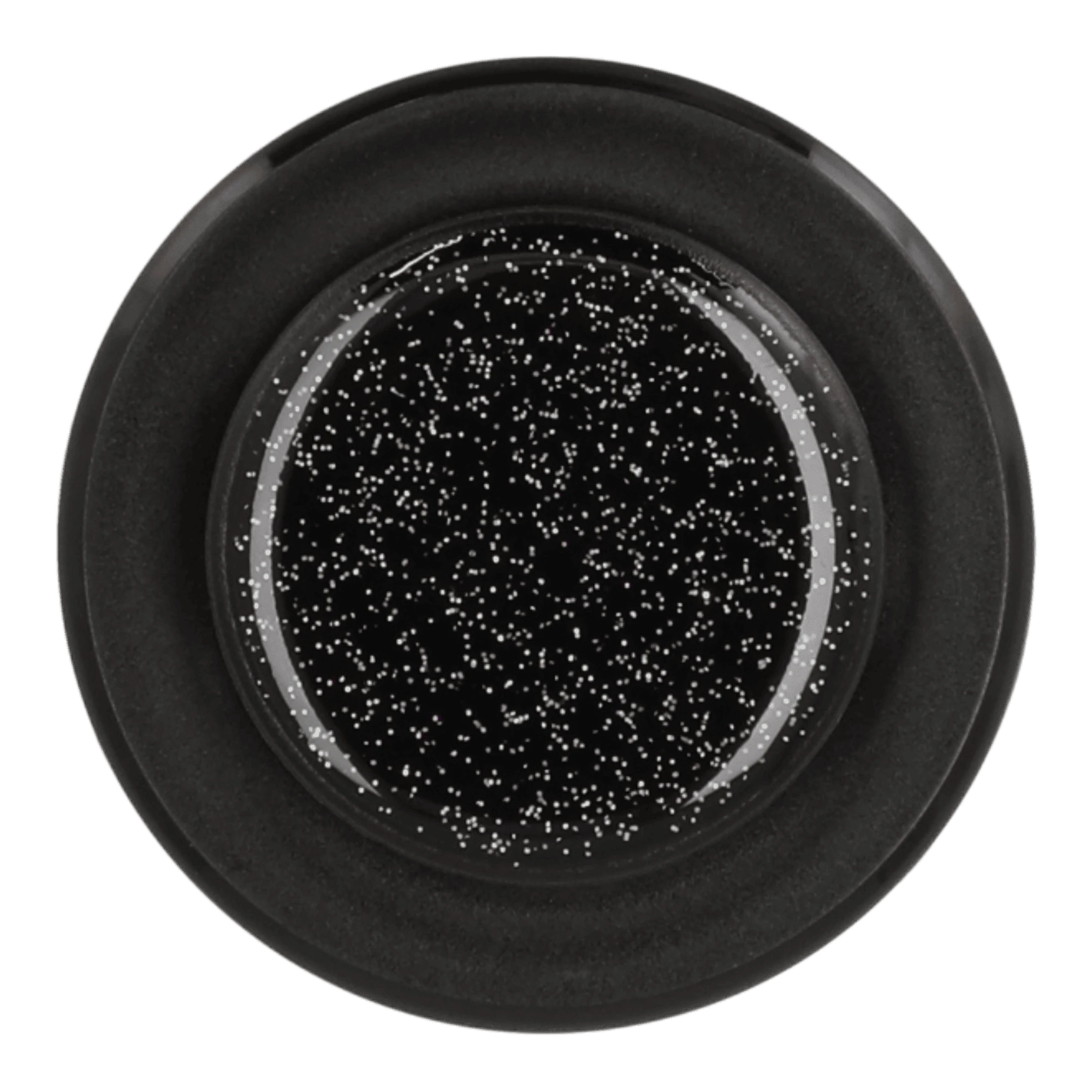 black crystal glitter popgrip