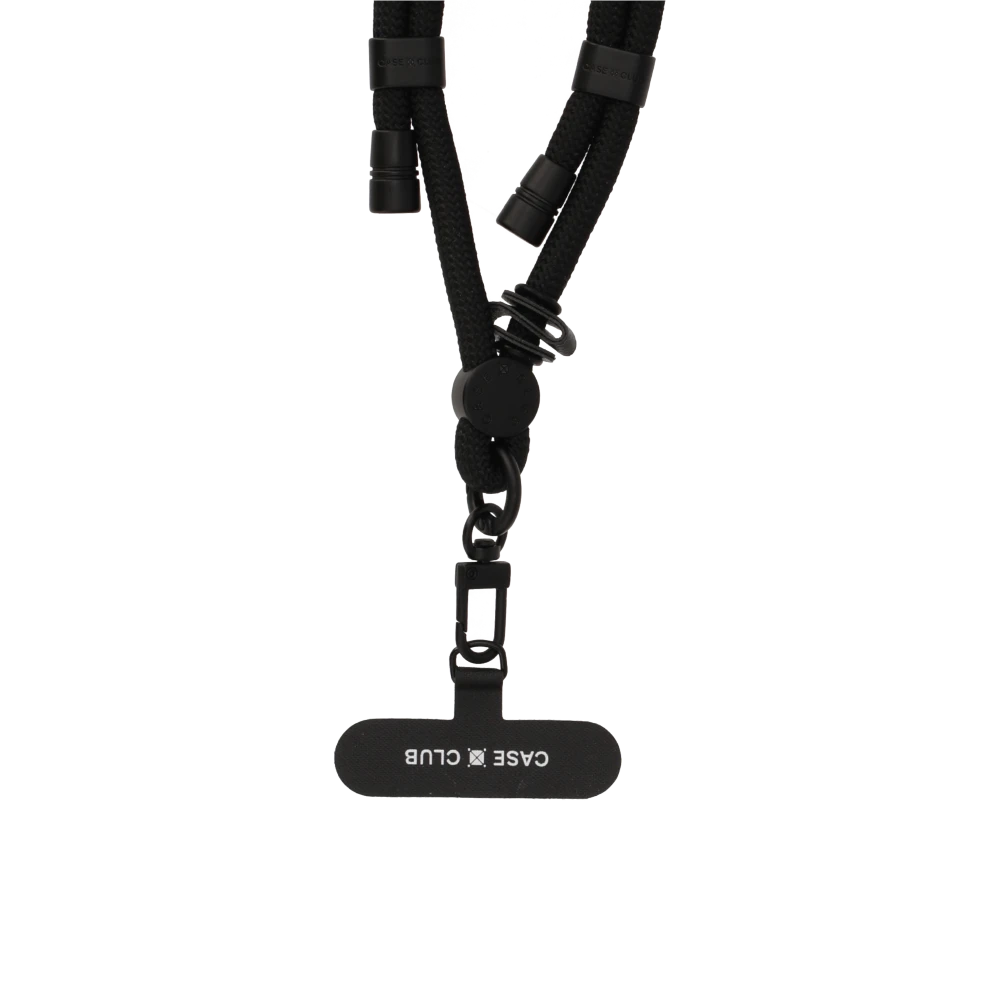 black rope wrist strap