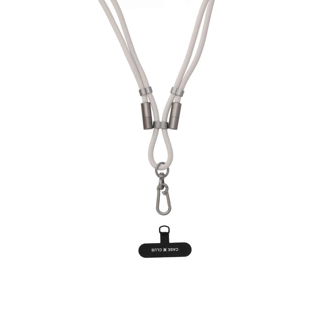 c to c rope cable crossbody light grey