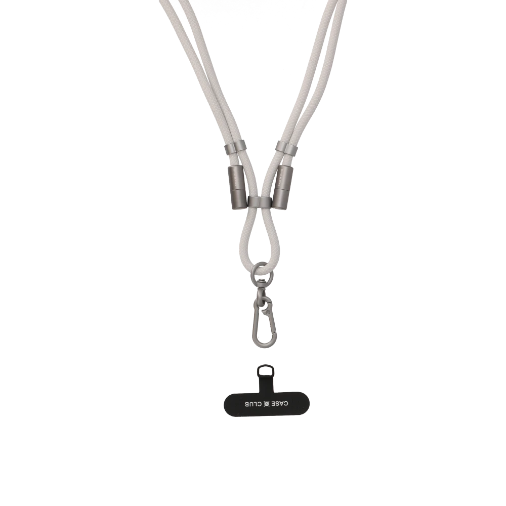 c to c rope cable crossbody light grey