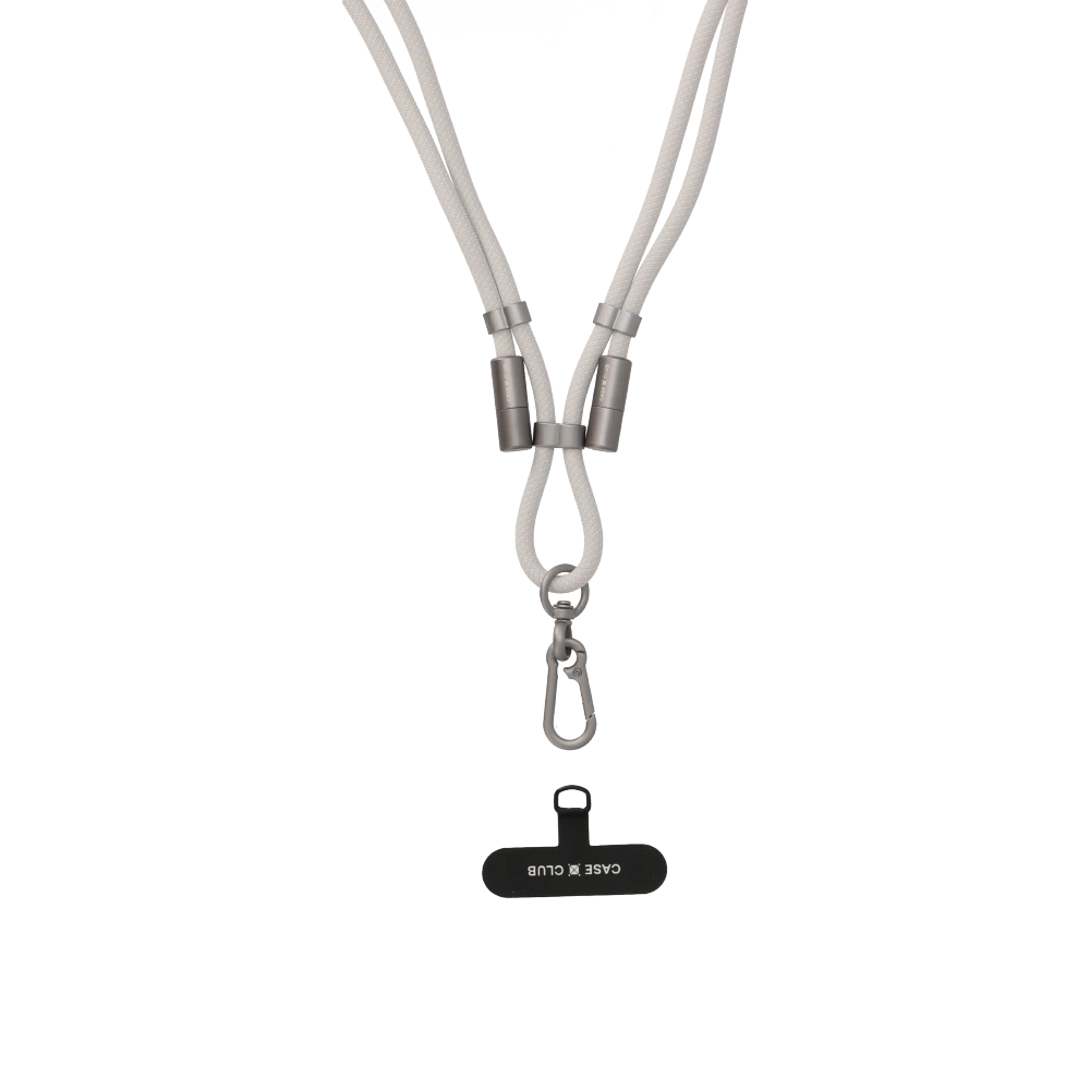 c to c rope cable crossbody light grey