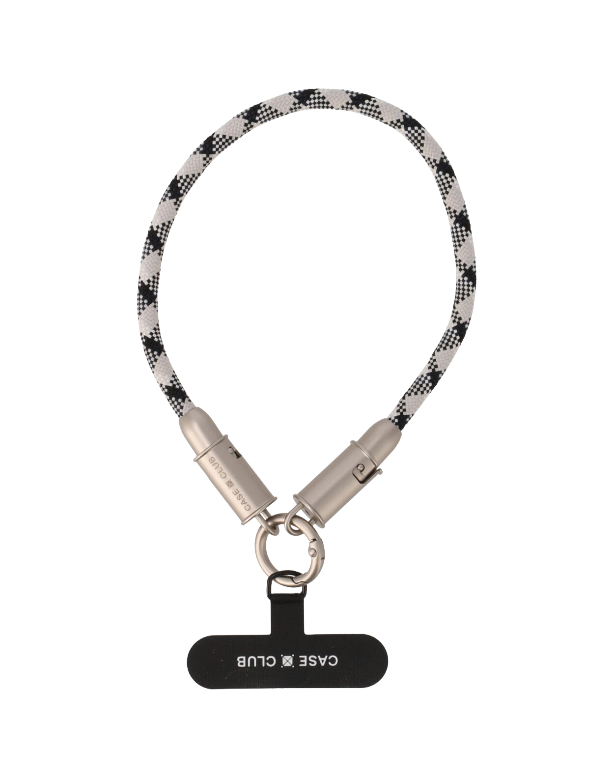 c to c rope wrist cable black & white