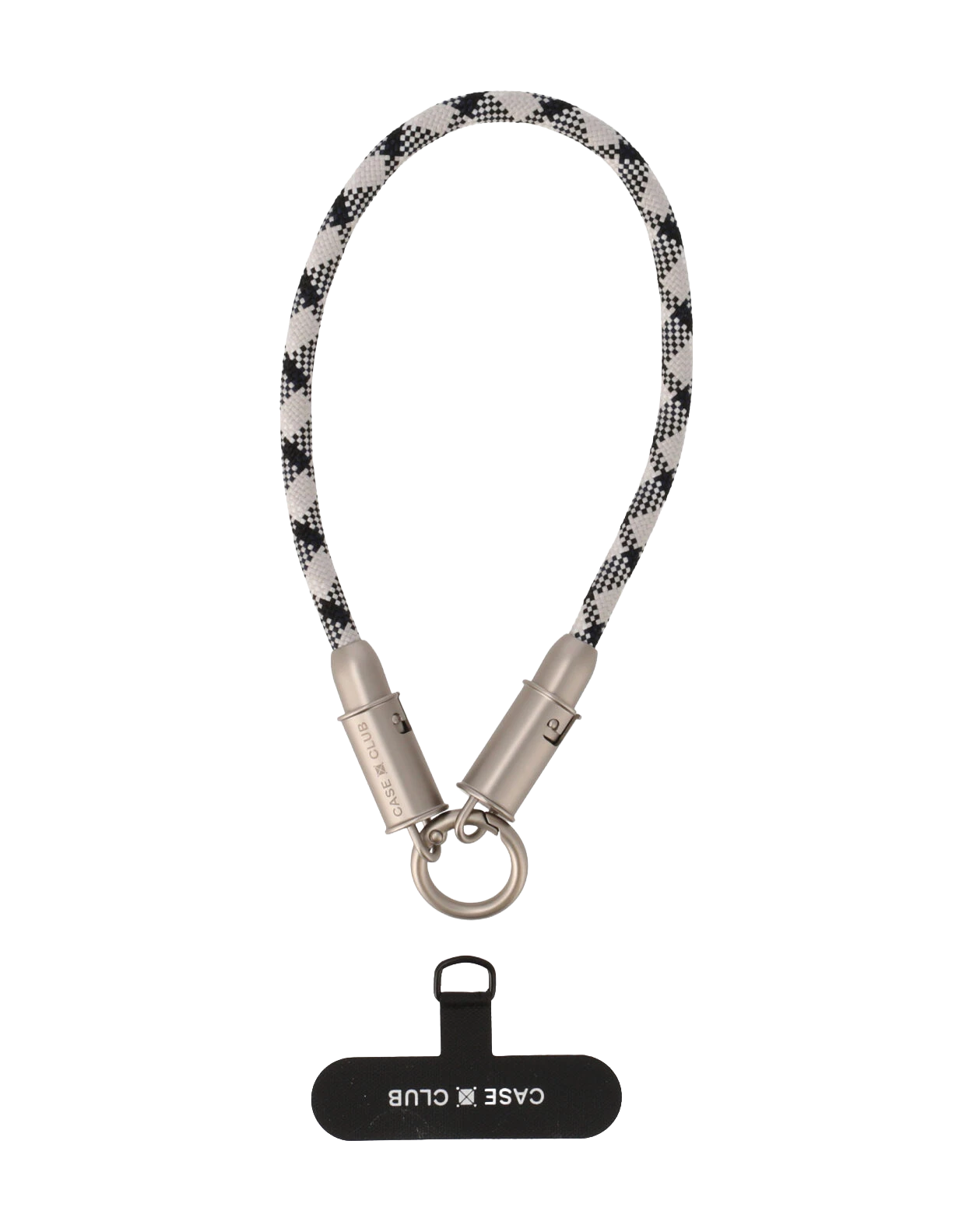 c to c rope wrist cable black & white