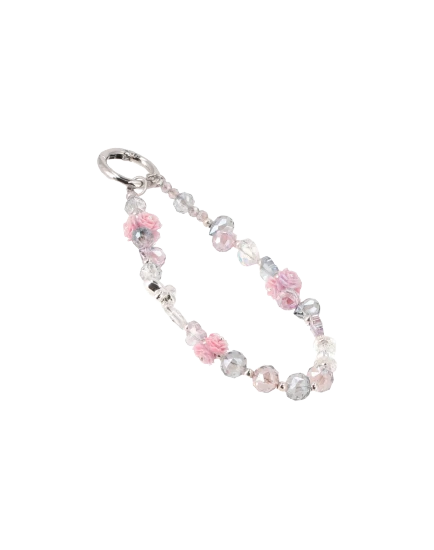 charm blossom crystal strap