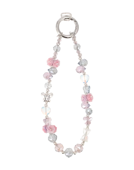 charm blossom crystal strap