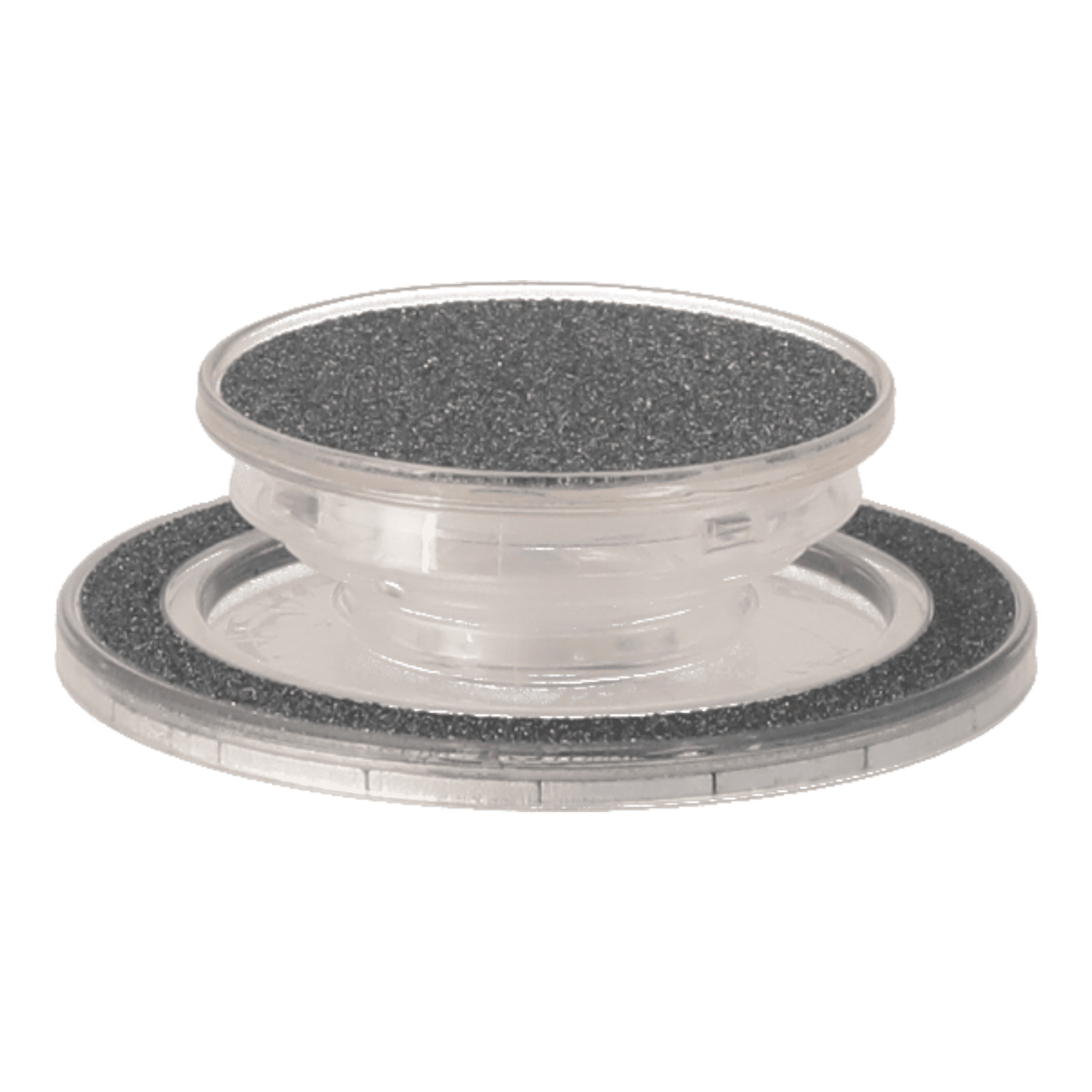 dark grey glitter popgrip