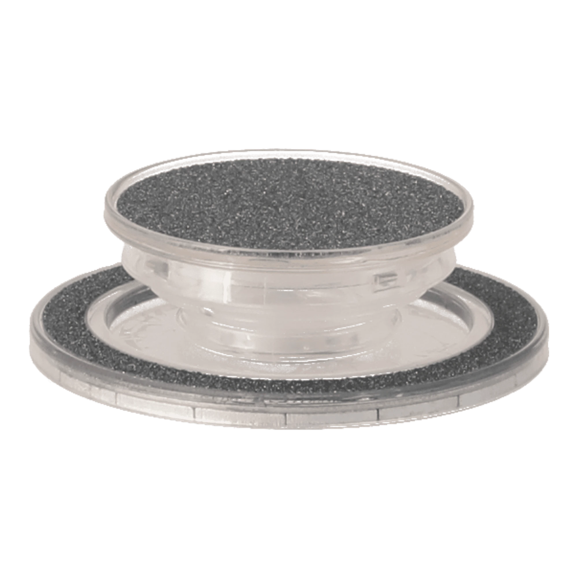 dark grey glitter popgrip