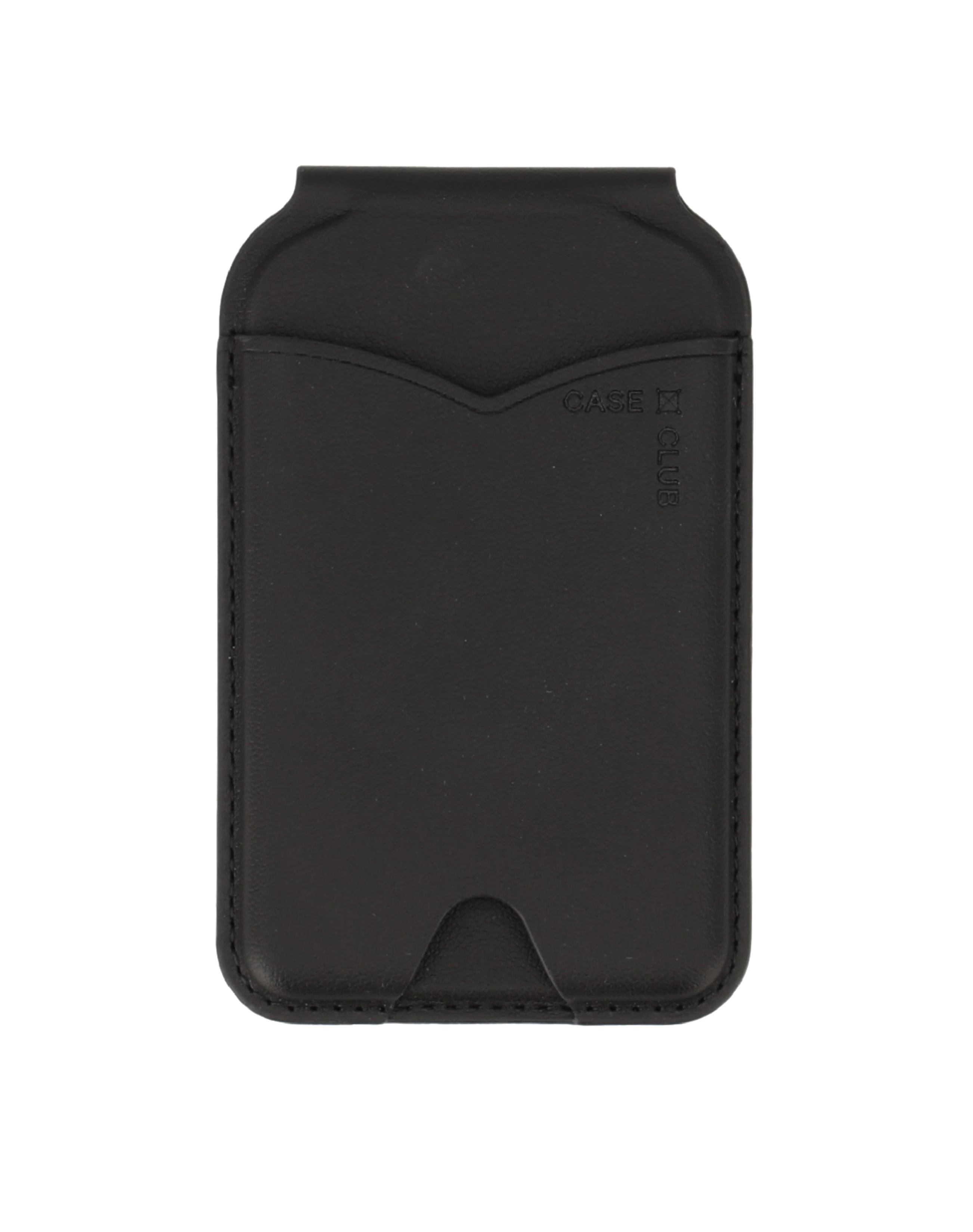 foldable mirror magsafe wallet black