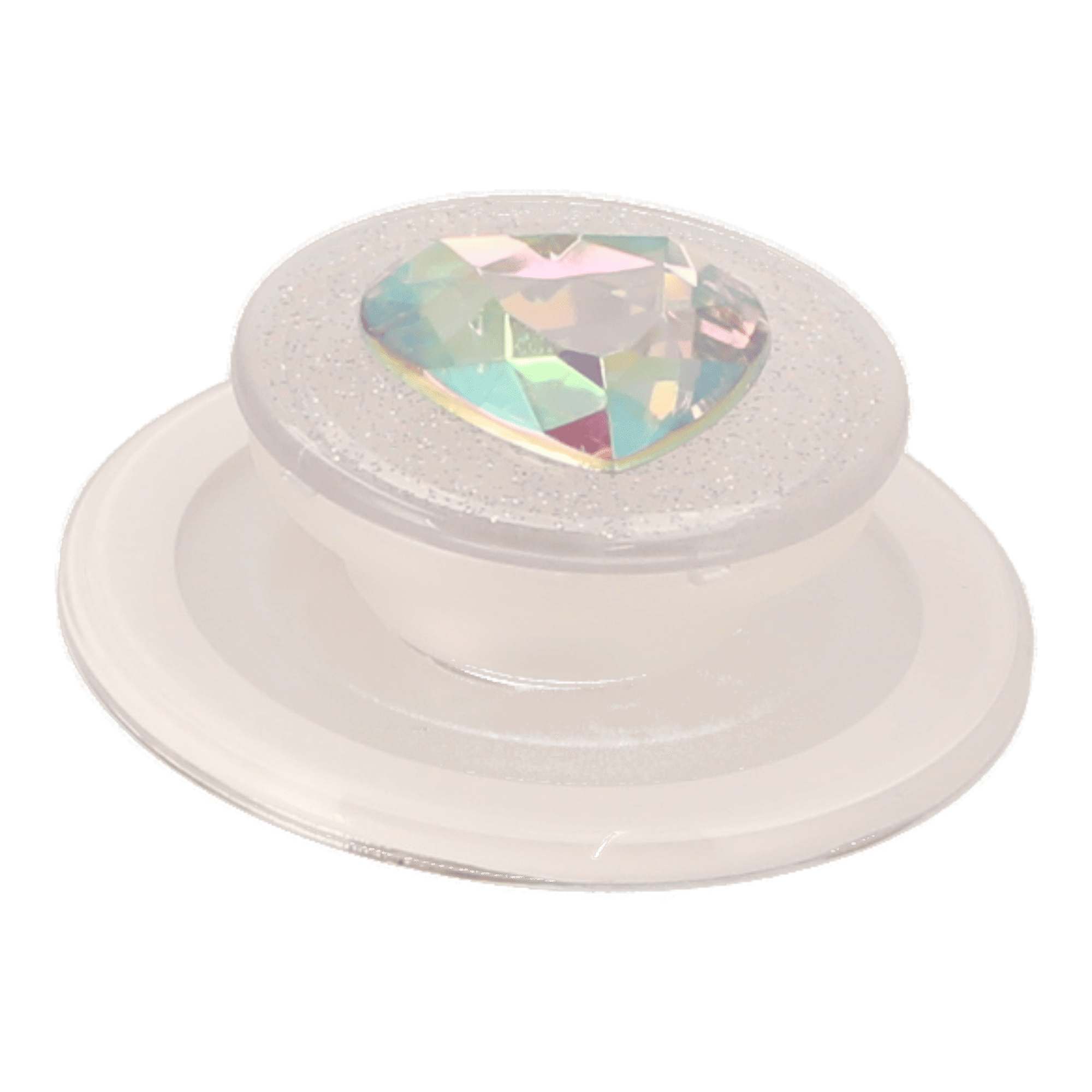 heart glitter popgrip