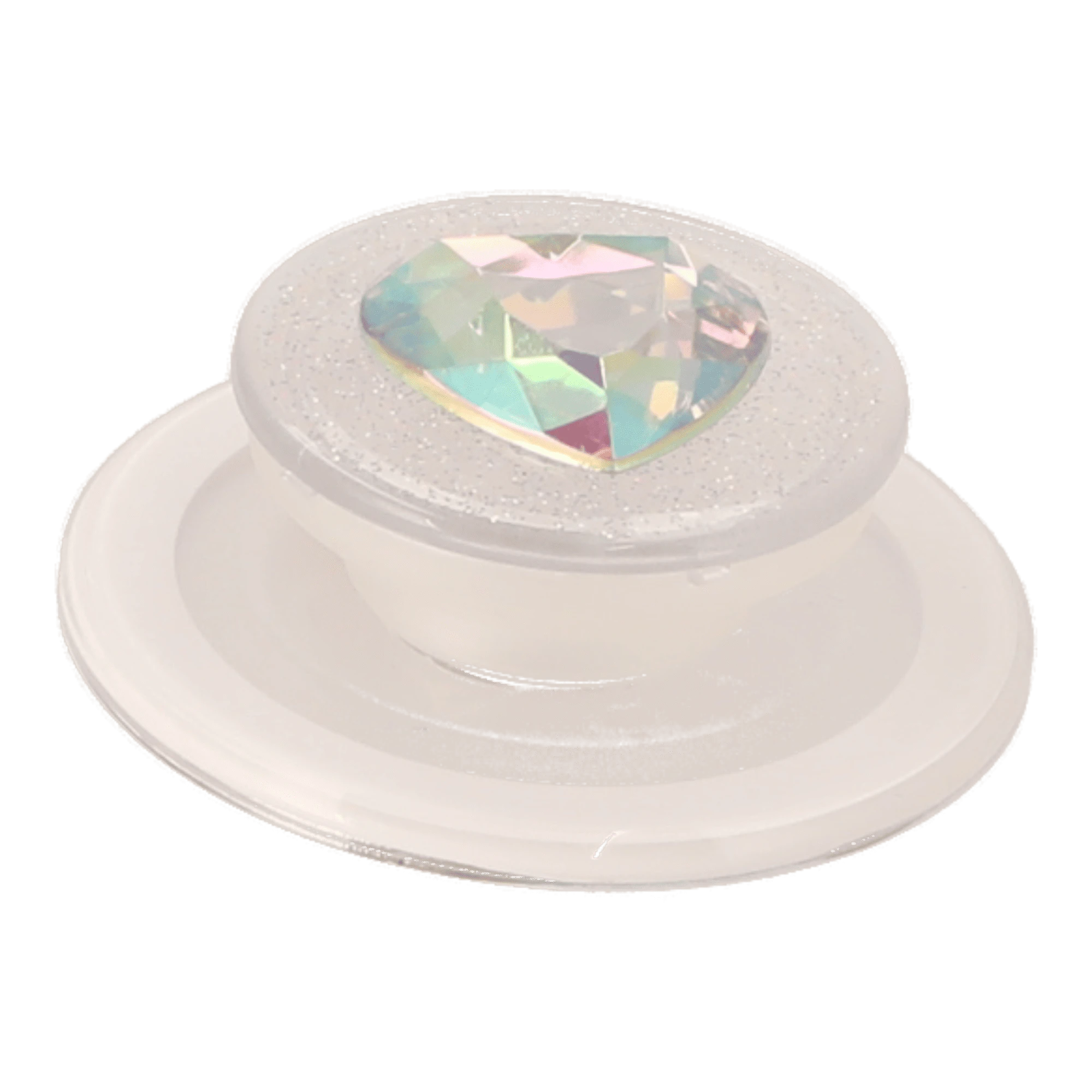 heart glitter popgrip