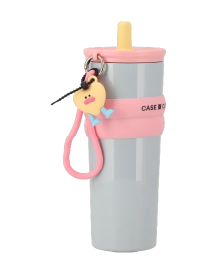 แก้วเก็บความเย็น สีฟ้า-ชมพู (tumbler)