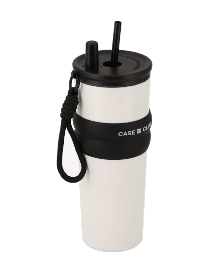 insulated tumbler 710 ml white-black