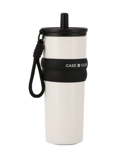 insulated tumbler 710 ml white-black