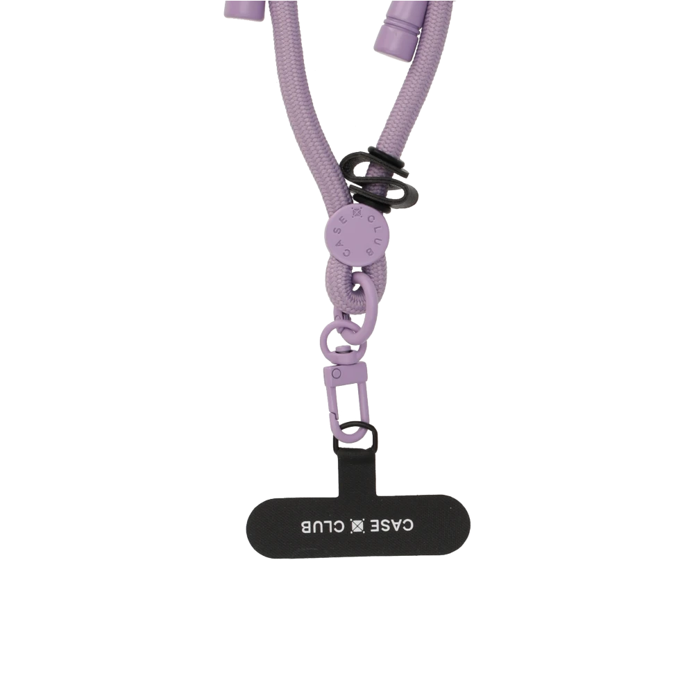 lilac rope wrist strap