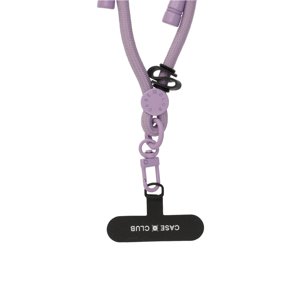 lilac rope wrist strap