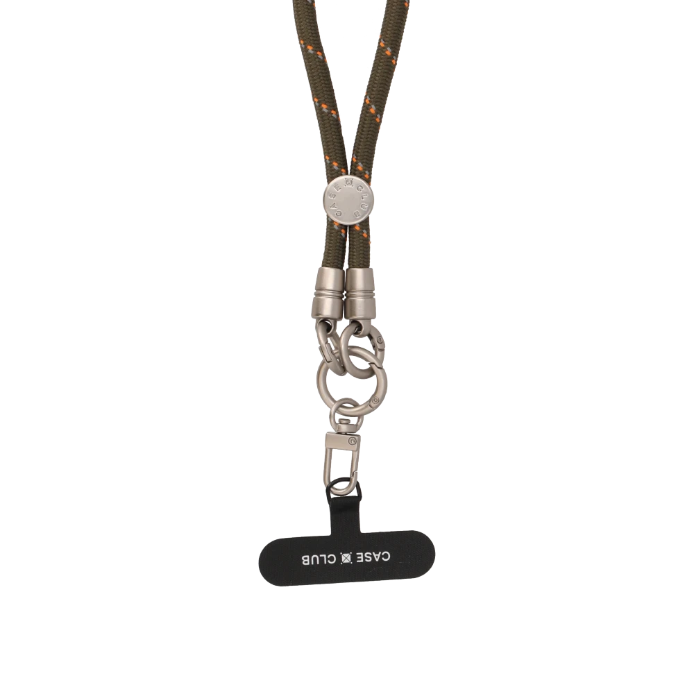 olive green rope wrist strap