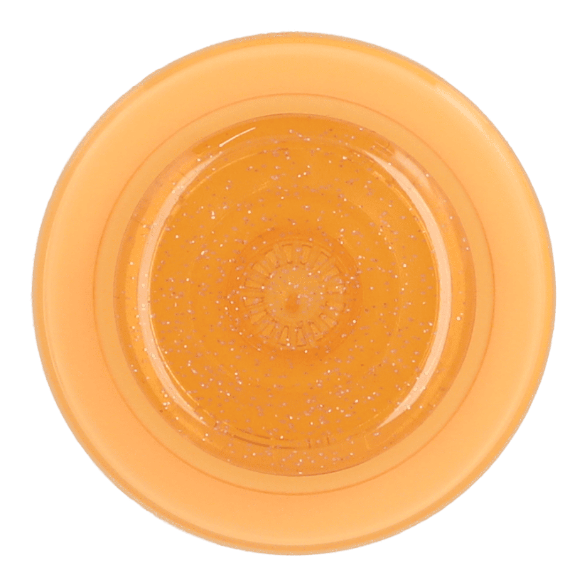 crystal orange glitter popgrip