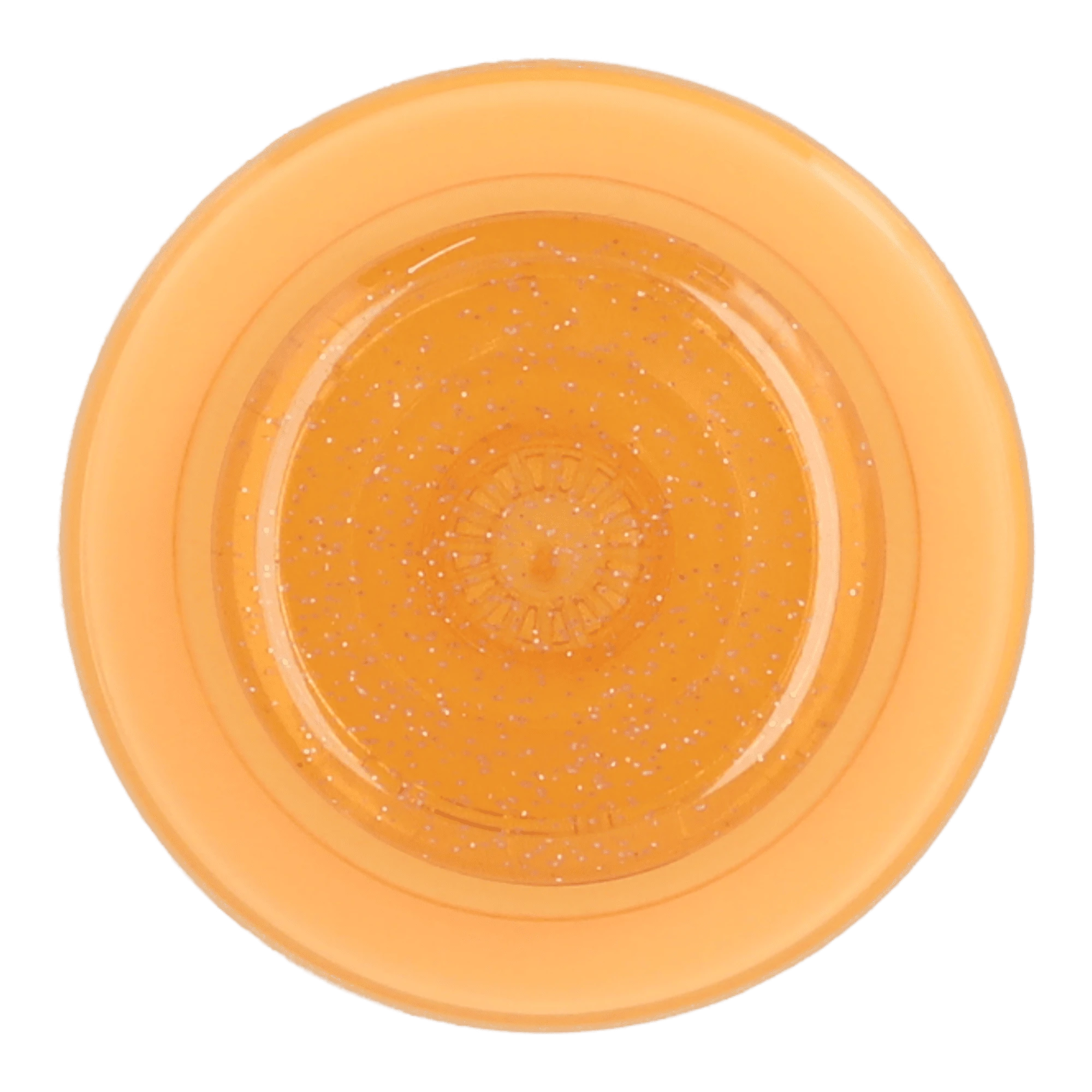 crystal orange glitter popgrip