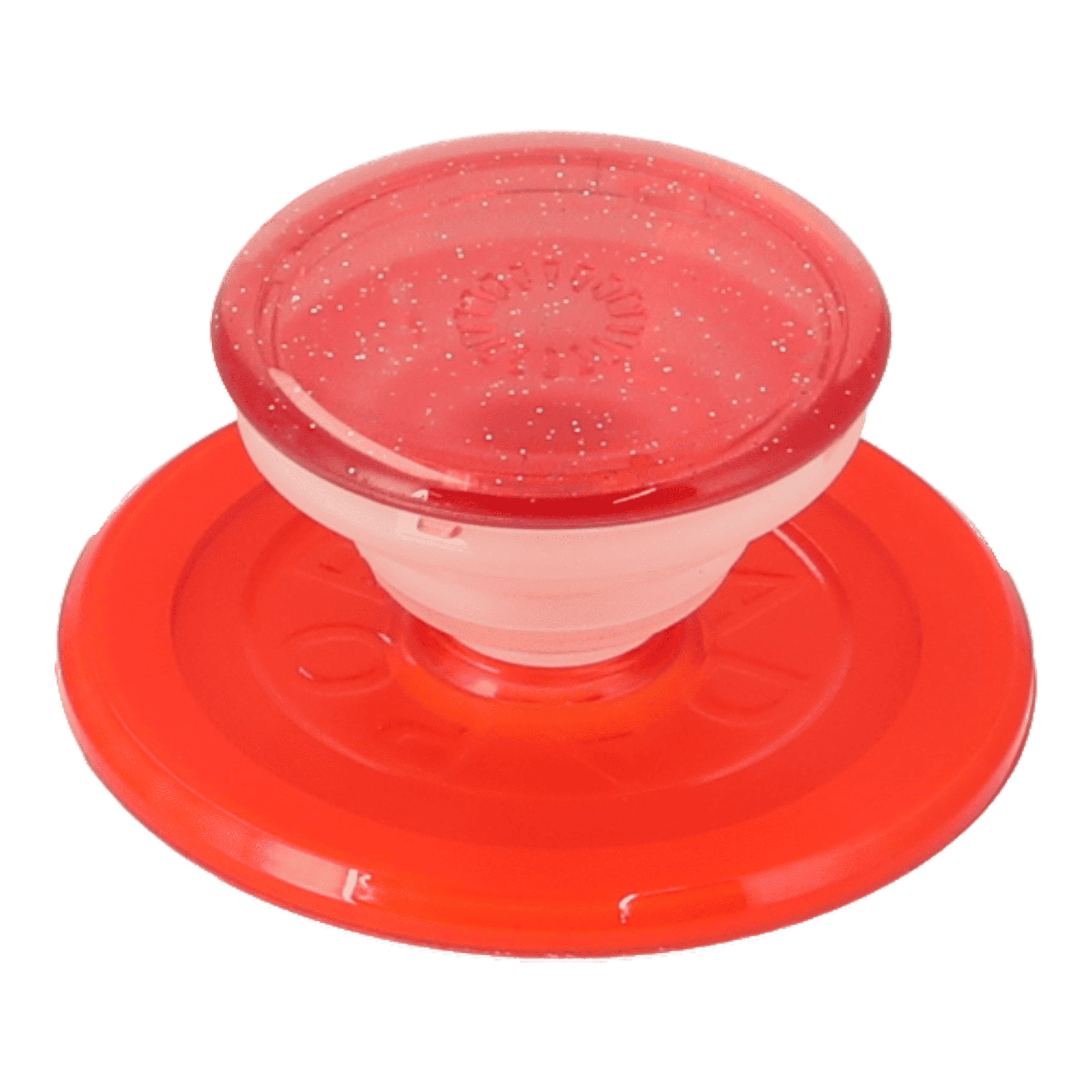 peach glitter popgrip