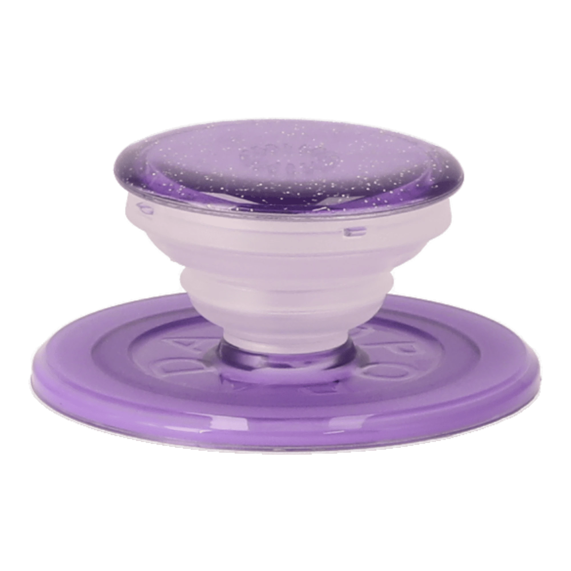 crystal purple glitter popgrip