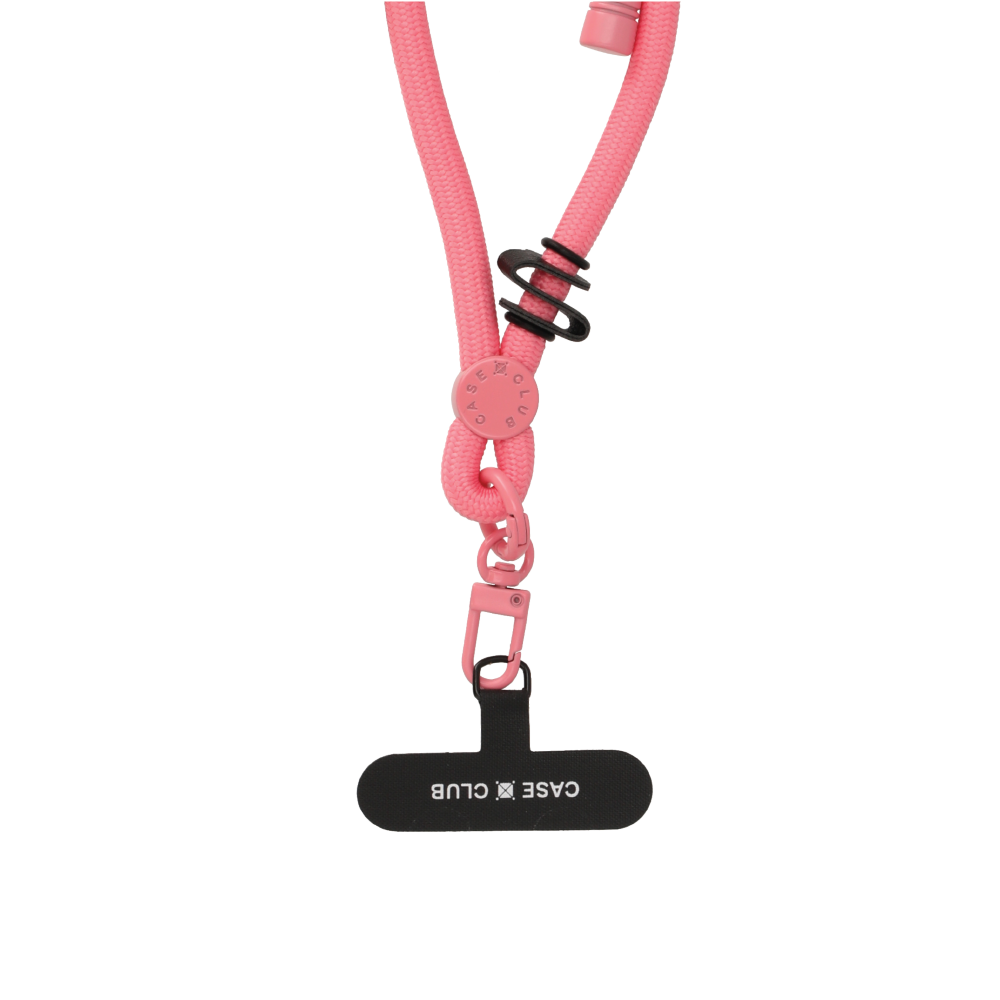 Rose Pink Rope Wrist Strap