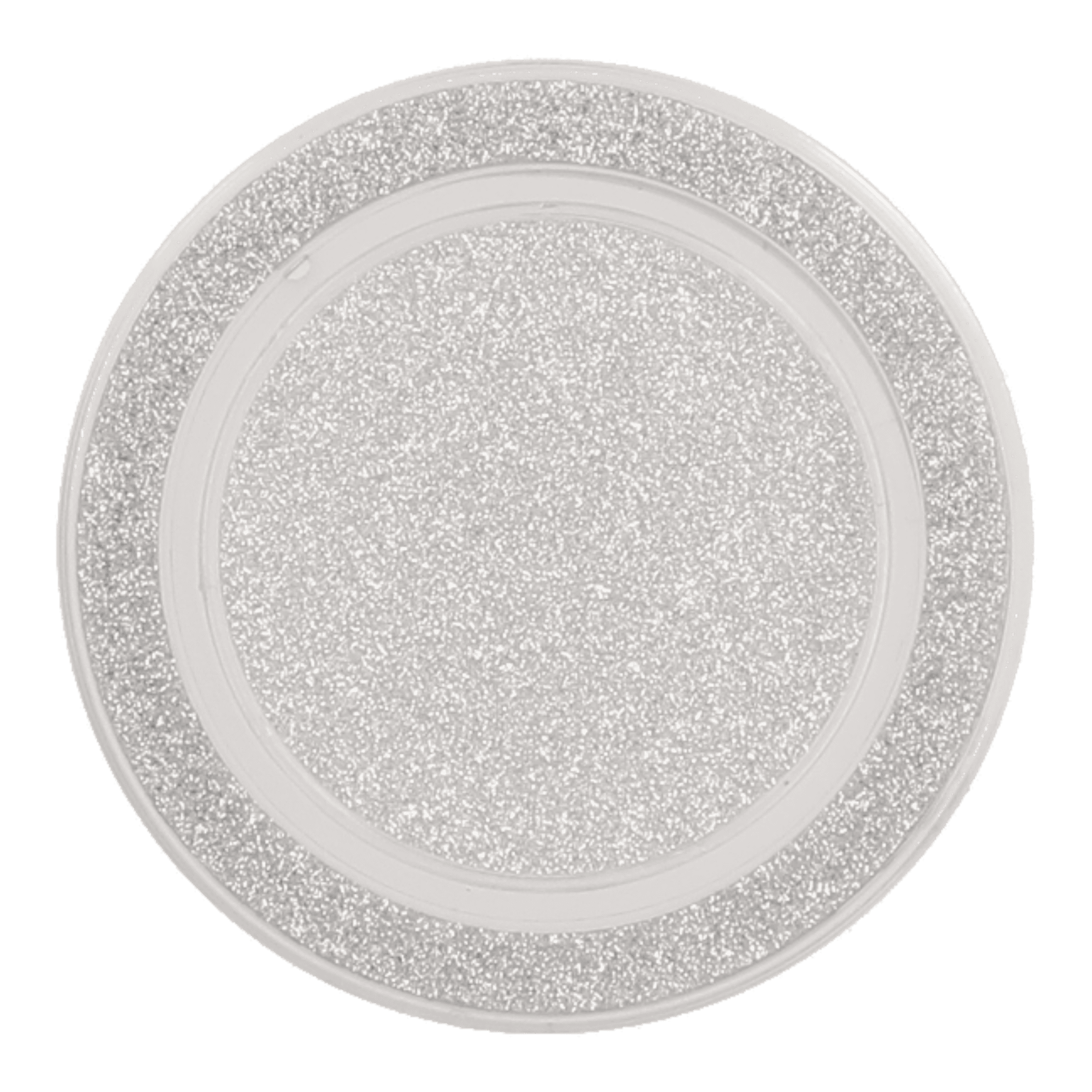 silver grey glitter popgrip