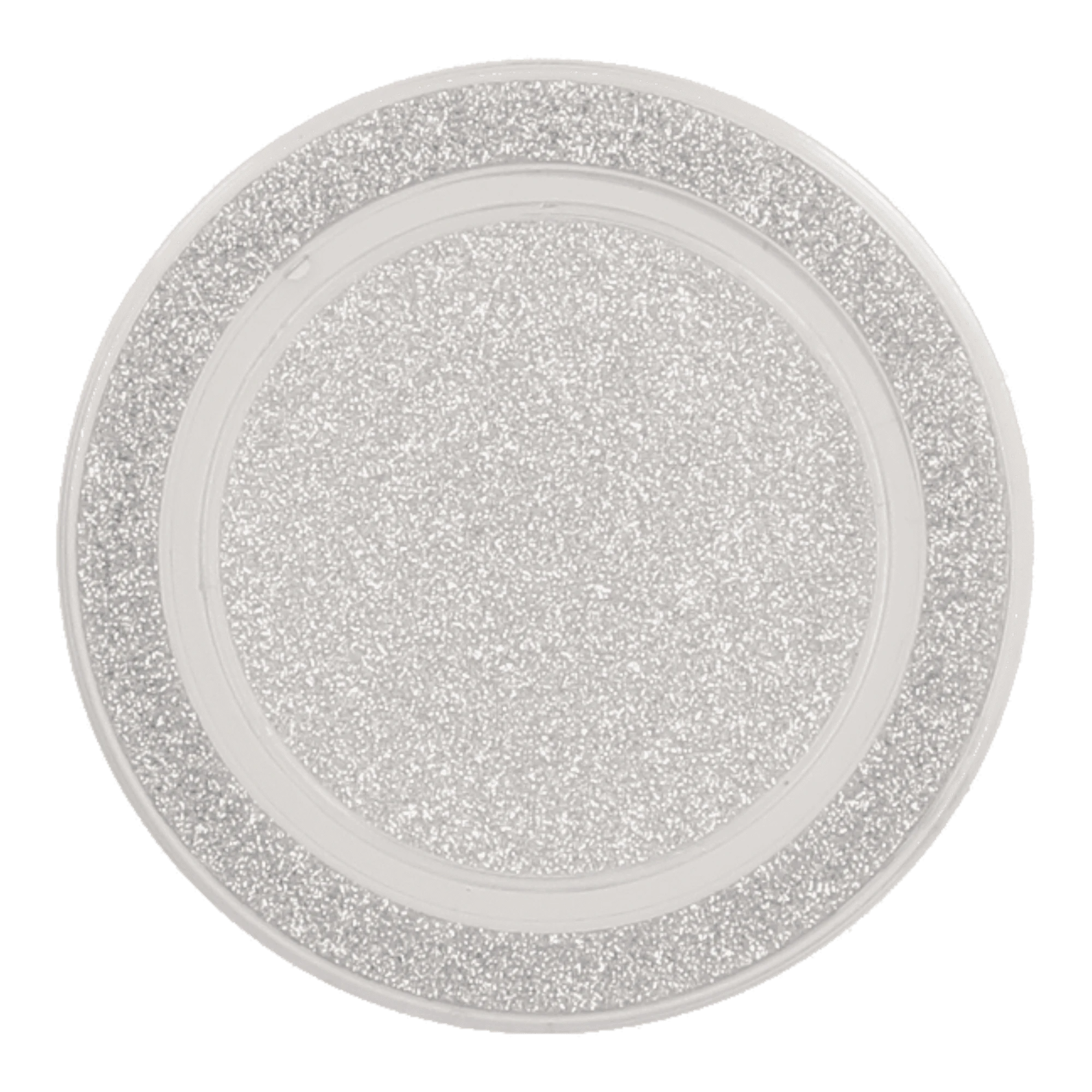 silver grey glitter popgrip