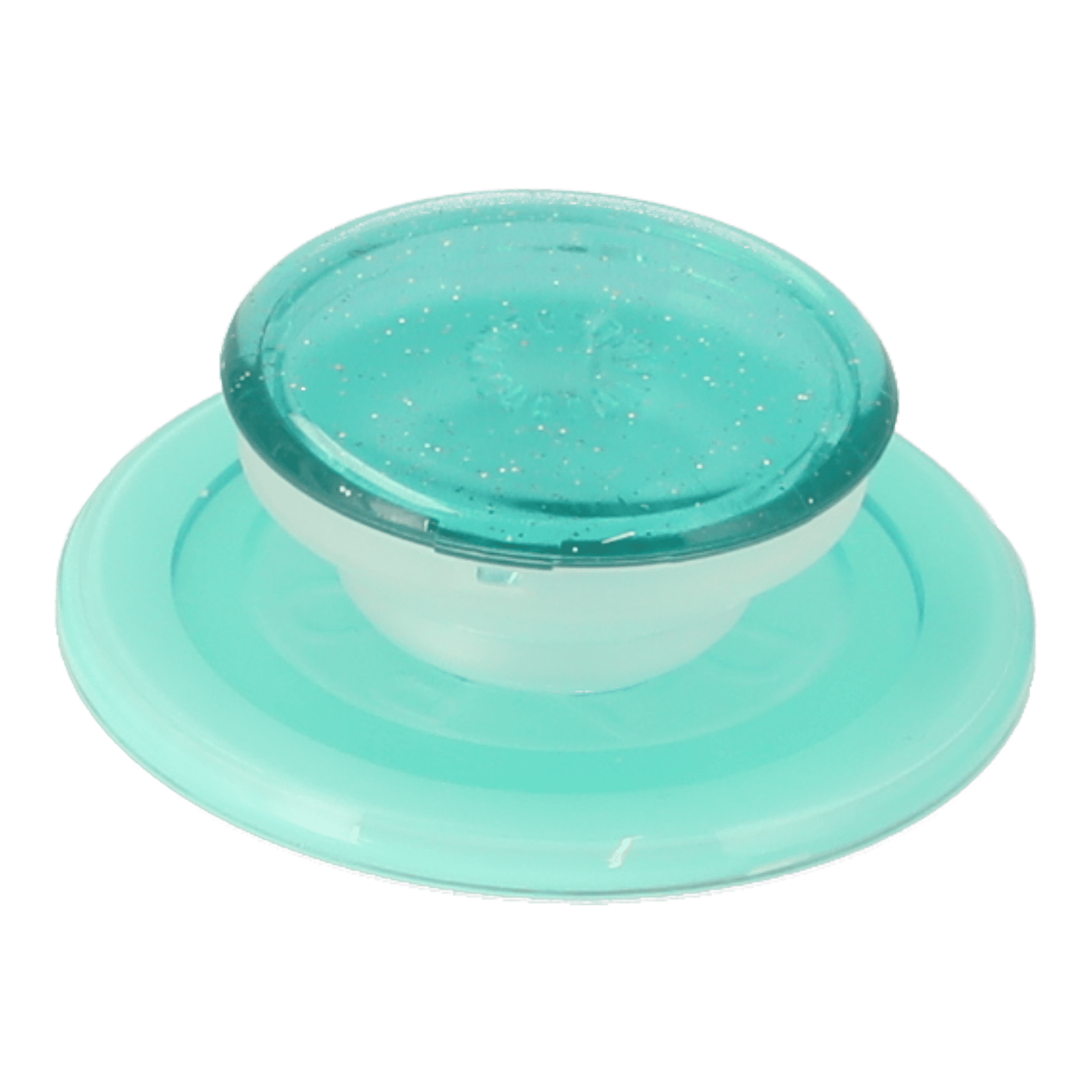 mint green glitter popgrip