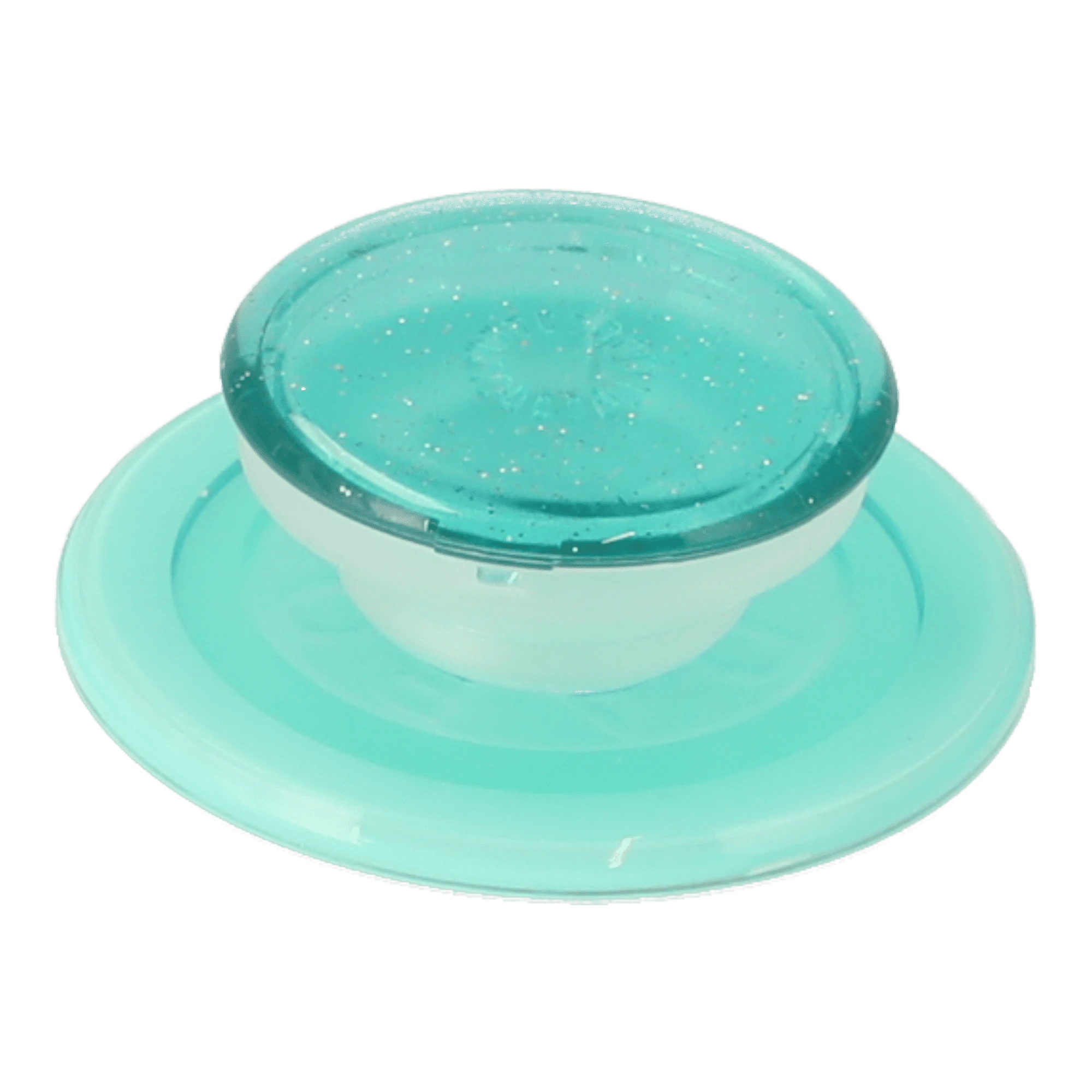 mint green glitter popgrip