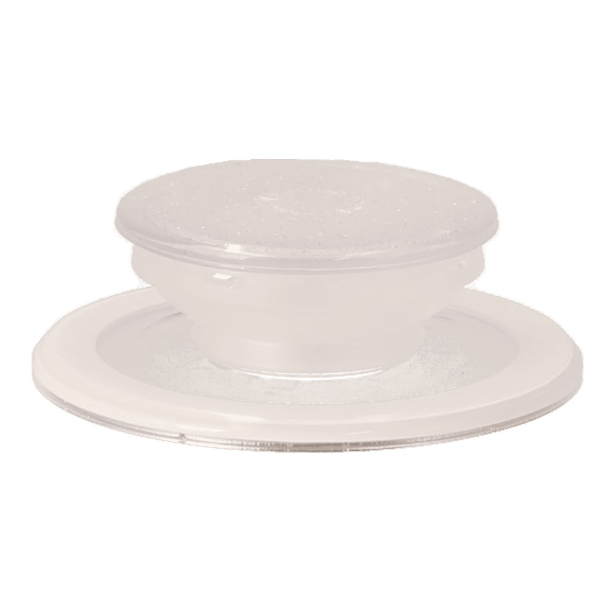 white crystal clear glitter popgrip